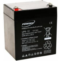 Powery náhradní 12V 6Ah pro APC Back-UPS ES 350 Lead-Acid - originální