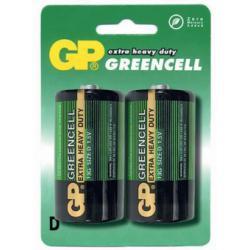 GP Greencell Velký monočlánek 4920 2ks v balení - zinek-chlorid - originální