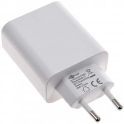 2-Port USB rychlonabíječka USB PD/QC Adapter 45 W bílá originál__1